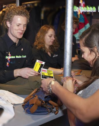 Cloakroom and Raffle tickets